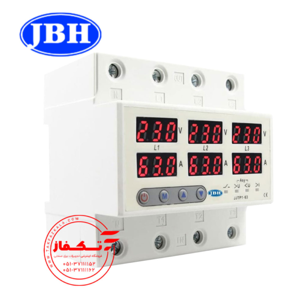 100 amp three-phase current voltage protector-JBH