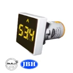 JBH ammeter signal light, square-yellow type