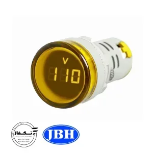 JBH yellow round type voltmeter signal light DC