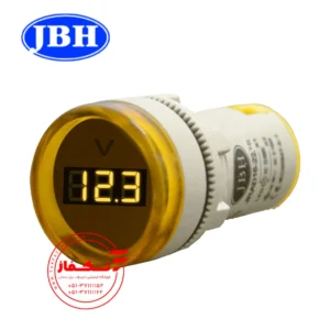 لیست قیمت تابلو برق و تجهیزات 122 JBH round type DC voltmeter signal lamp-yellow