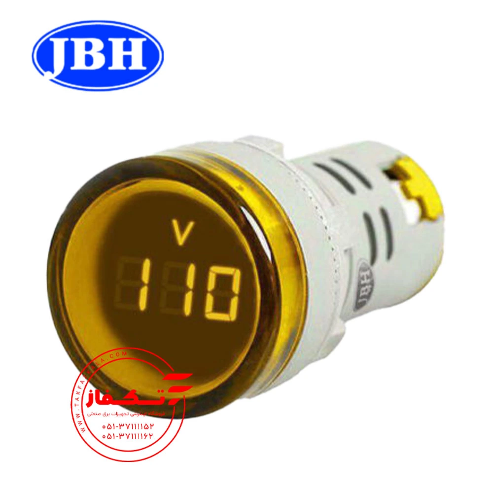 Voltmeter signal light-yellow