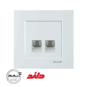 لیست قیمت محصولات 94 Deland double telephone socket outlet, Asa model