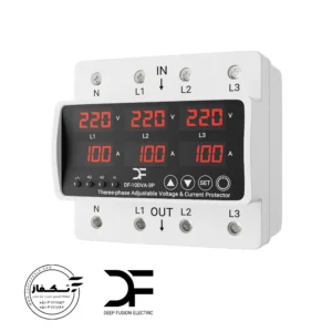 خرید محافظ ولتاژ و جریان سه فاز 220 ولت 100 آمپر