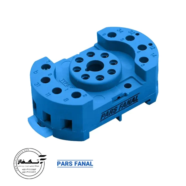 سوکت رله شیشه ای 11 پایه پارس فانال مدل PF-11PIN