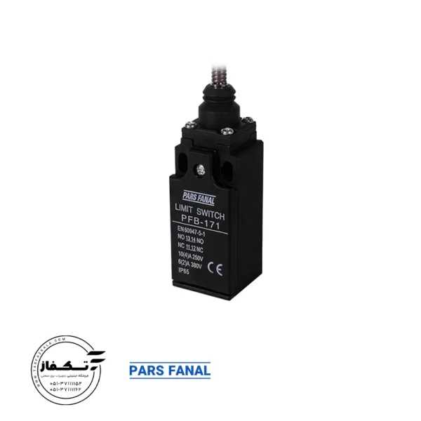 لیمیت سویچ پلاستیکی IP-65 مدل PFB برندپارس فانال 101 آمپر