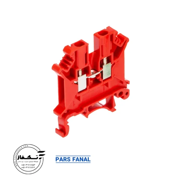 ترمینال ریلی 4 mm پارس فانال رنگ قرمز