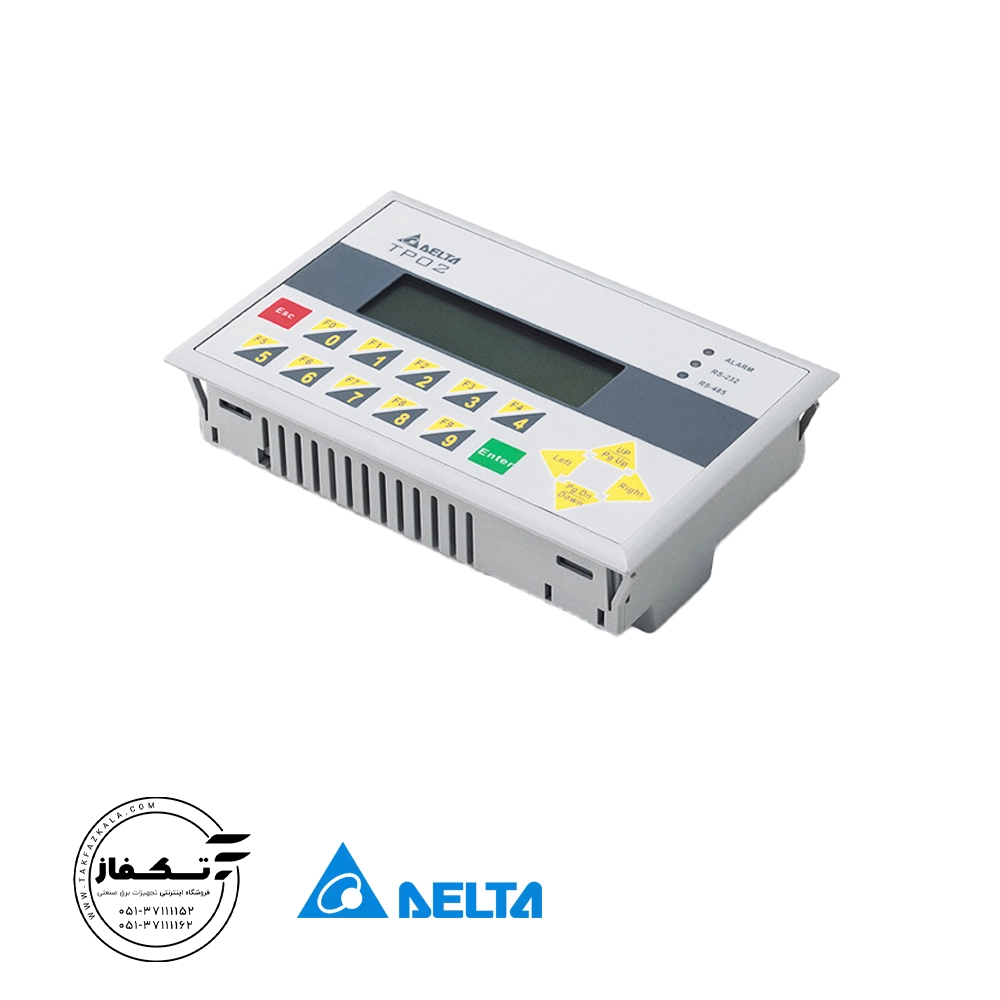 HMI دلتا متنی 2.8 اینچ TP02G-AS1
