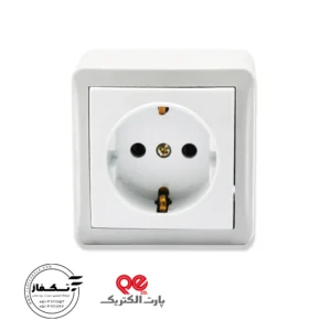 پریز ارتدار سرامیکی روکار شهاب پارت الکتریک — پی