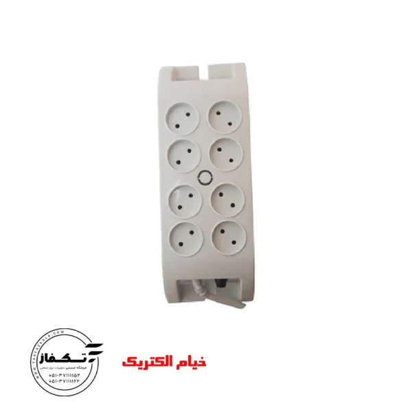 پریز هشت خانه فیوزدار پاسارگاد باکابل 3متری خیام الکتریک
