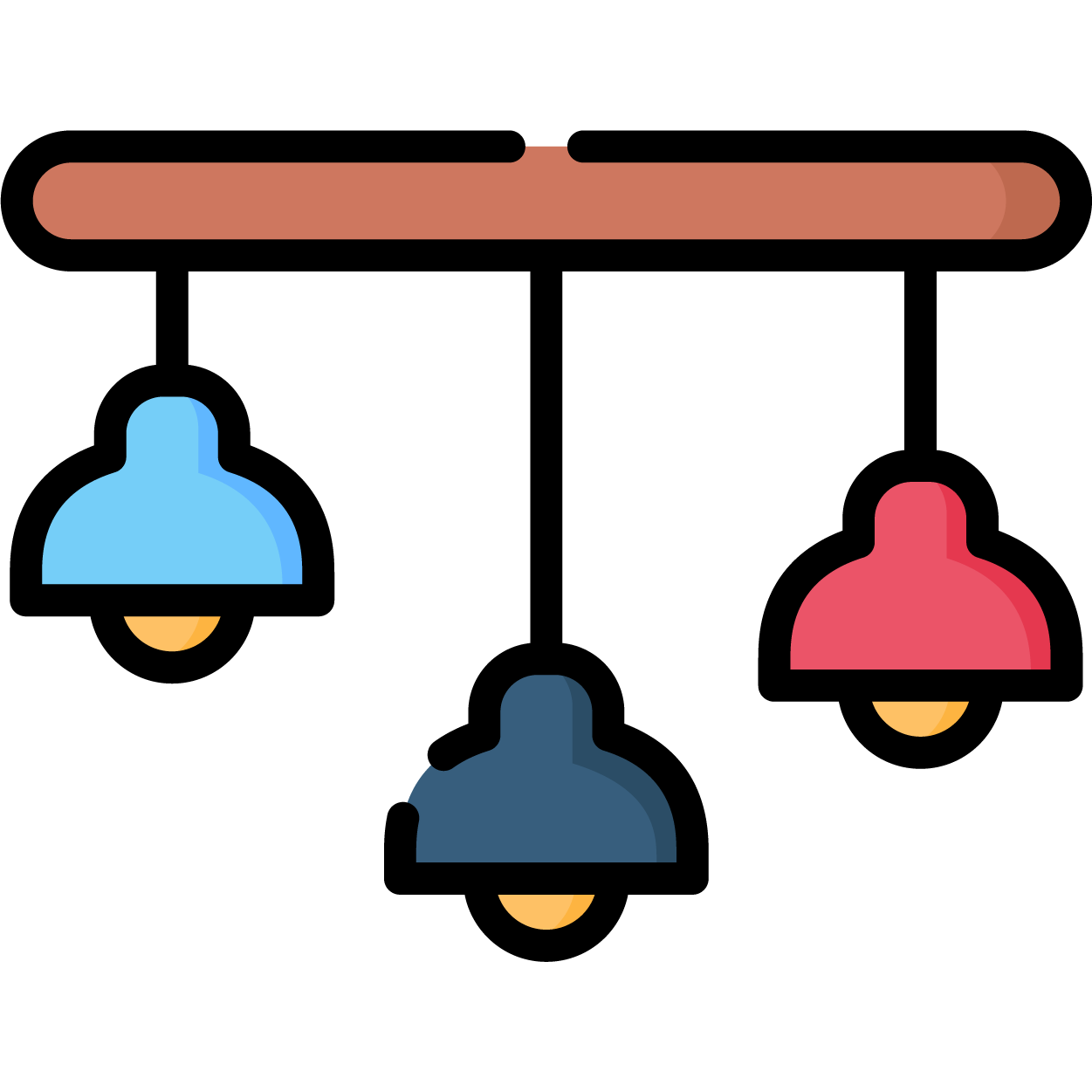 آیکن دسته بندی نور و روشنایی